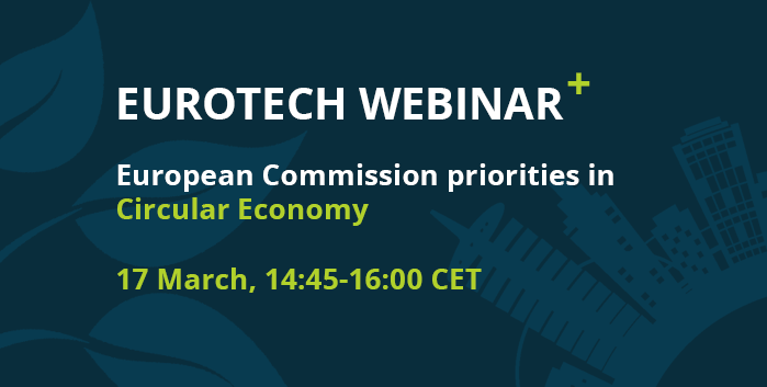 EuroTech Circular Economy webinar announcement
