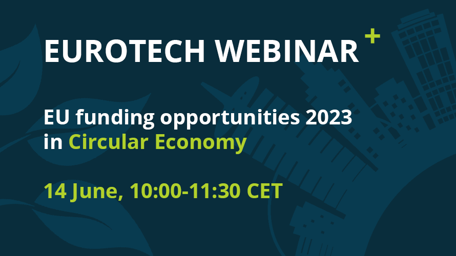 Circular Economy webinar - funding opportunities 2023