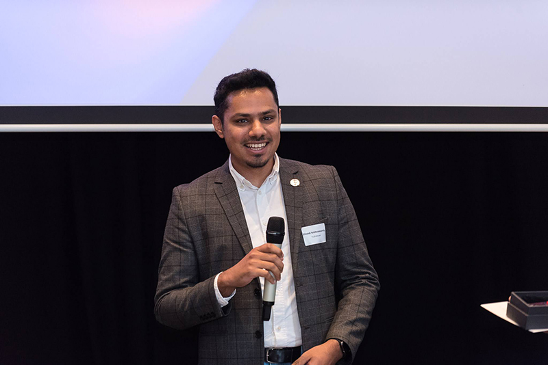 Dinesh Krishnamoorthy, Assistant Professor at TU Eindhoven, wins the 3rd prize at the EuroTech Future Award