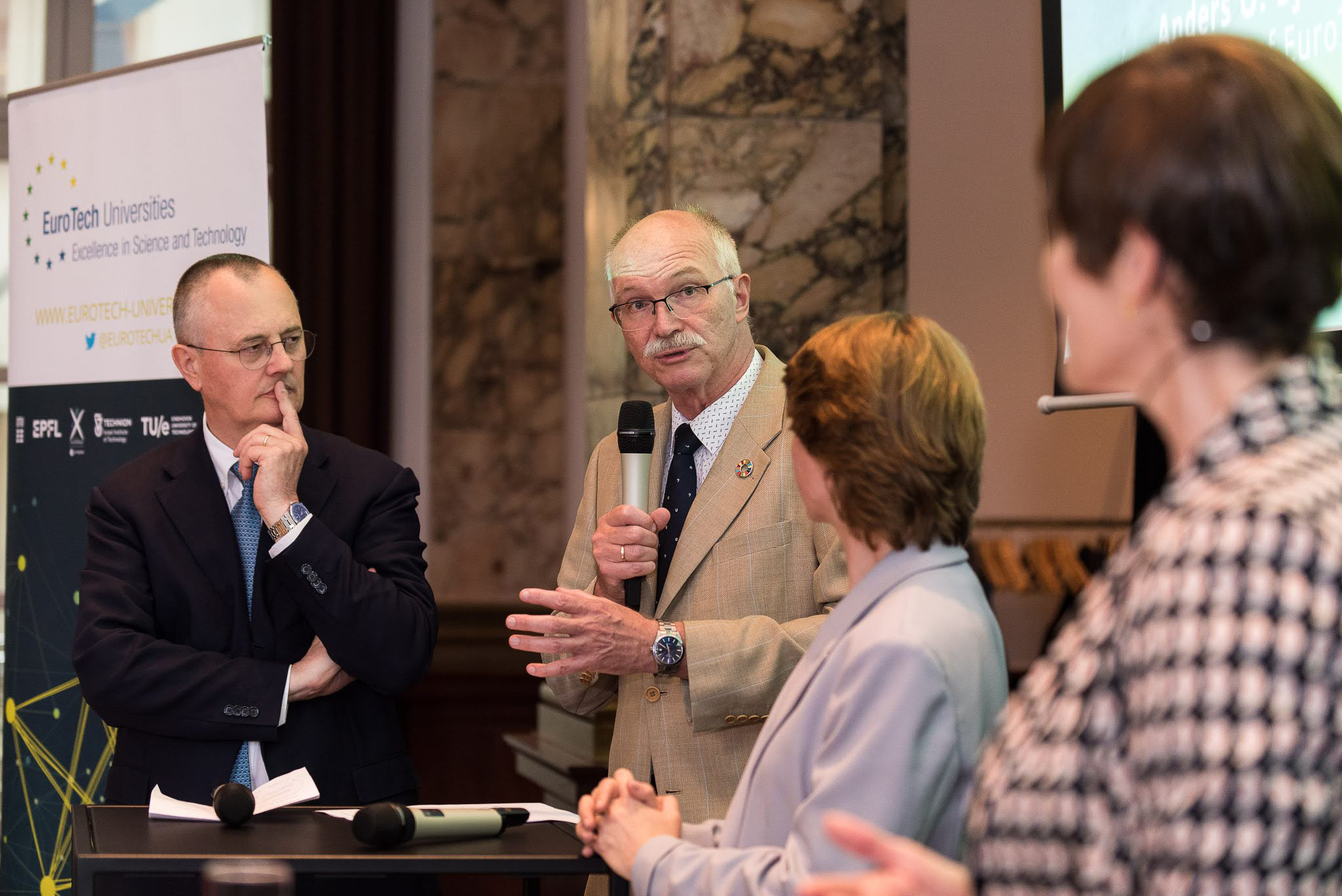 Anders O. Bjarklev, President of DTU and of EuroTech, speaks at the EuroTech Summer Reception