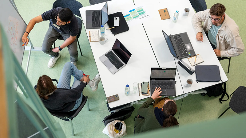 Start-up teams find the best conditions at TUM, for example in the Venture Lab Food Agro Biotech. Photo: Astrid Eckert / TUM