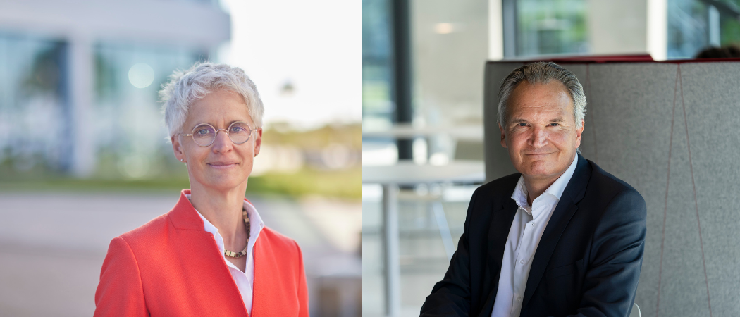 Mirjam Storim (Siemens) and Robert-Jan Smits (TU Eindhoven)